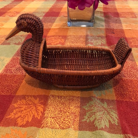 Vintage wicker duck basket - Picture 5 of 16